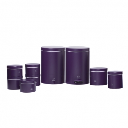 سرویس جهیزیه 10 پارچه بنفش مات 