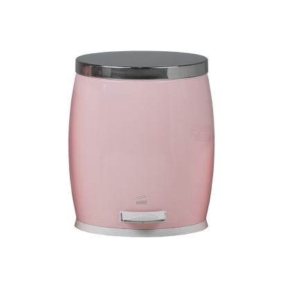 سطل پدالدار 14 لیتری آرامبند خمره ای صورتی لایت در استیل سطل پدالدار 14 لیتری آرامبند خمره ای صورتی لایت در استیل