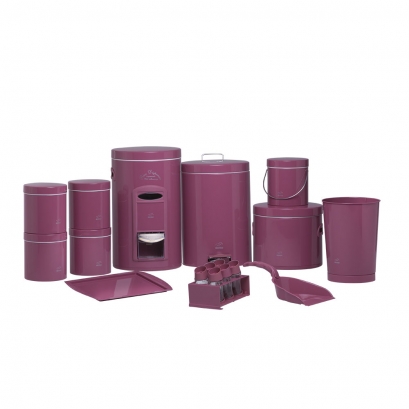 سرویس جهیزیه 18 پارچه گلبـهی فـلزی