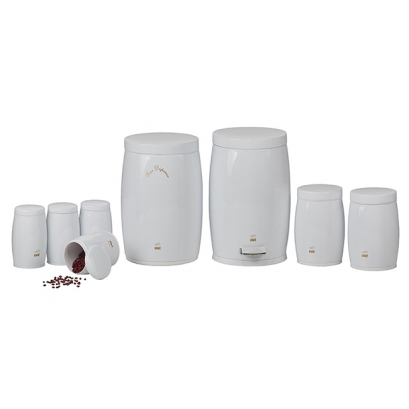 سرویس جهیزیه 8پارچه خمره ای سفید 