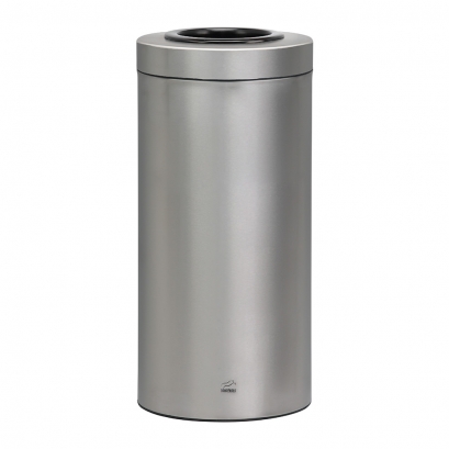 سطل زباله 45 لیتری استوانه ای تمام استیل