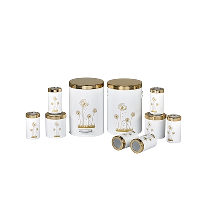 سرویس 10 پارچه طرح قاصدک طلایی