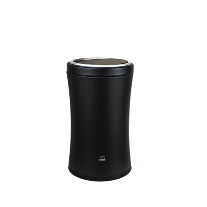 سطل زباله کمرباریک ۵۰ سانت بادبزنی مشکی