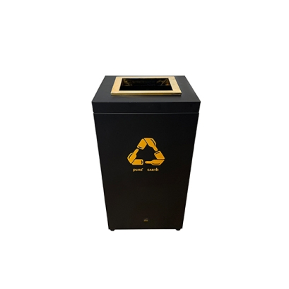 سطل زباله چهار گوش 85 سانت مشکی