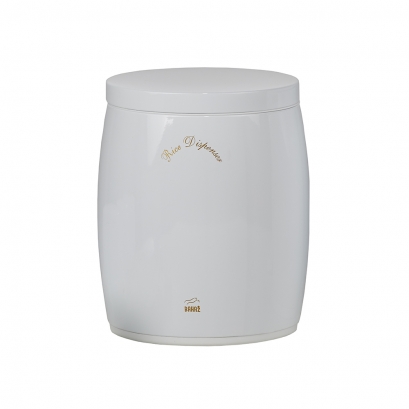 سطل برنج بدون پیمانه خمره ای سفید فلزی