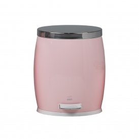 سطل پدالدار 14 لیتری آرامبند خمره ای صورتی لایت در استیل