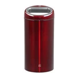 سطل زباله 45 لیتری اسلش استیل قرمز ترنس پرنت 