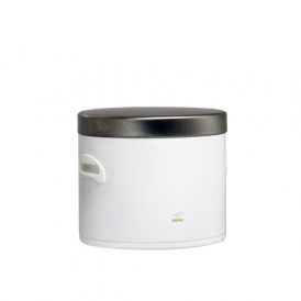 سطل قند سفید براق در استیل