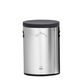 سطل برنج بدون پیمانه استیل مشکی در فلزی