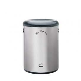 سطل برنج بدون پیمانه استیل مشکی در پلیمری